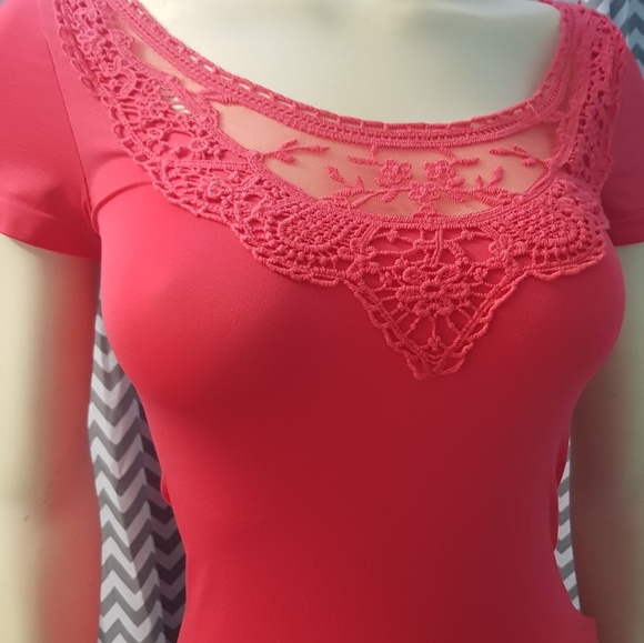 Lace Trim Top - Picture 2 of 4